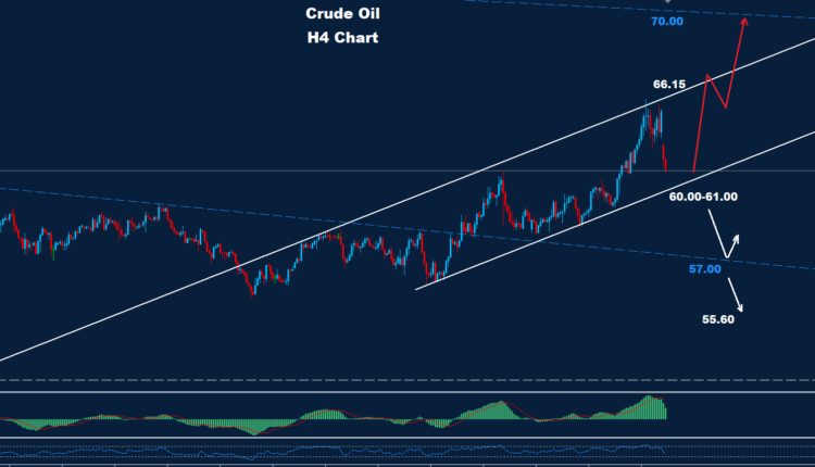 Oil Retreats February 2026